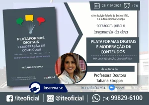 Professora da ITE lana livro nesta quinta