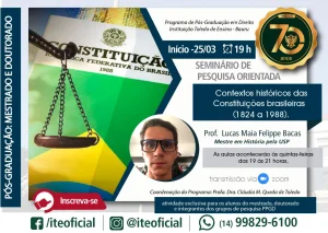Seminrio de pesquisa orientada destaca os contextos histricos das Constituies brasileiras