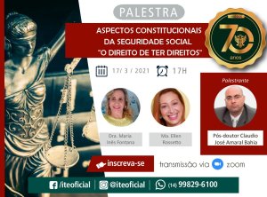 'O direito de ter direitos' ser� tema de palestra na ITE nesta quarta-feira