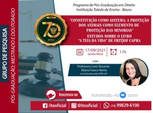 Nesta sexta tem reuni�o do grupo de pesquisa que aborda a causa animal�