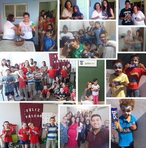 Trote Solid�rio ITE entrega doces para quatro institui��es assistenciais de Bauru