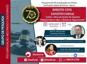 Grupo de pesquisa analisa o direito ao esquecimento