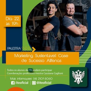 Empres�rios da Allfenas palestram na ITE sobre marketing sustent�vel hoje