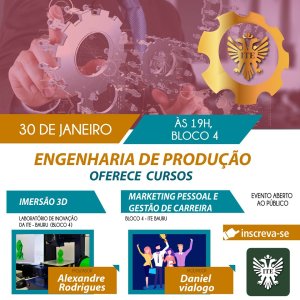 Engenharia de Produ��o da ITE Bauru oferece cursos gratuitos � comunidade nesta quinta