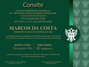 Ms do Advogado  comemorado com solenidade e presena do presidente da OAB/SP