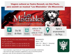 Viagem Cultural levar alunos para espetculo musical em So Paulo