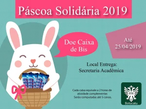 Campanha de Pscoa da ITE Botucatu segue at 25 de abril