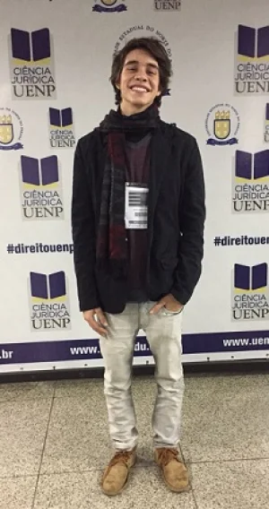 Aluno de Direito participa do 'IV Simpsio Regional de Direito, Cinema, Msica e Literatura em debate'