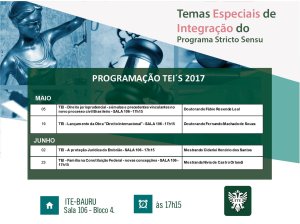 Temas Especiais de Integra��o contar�o com lan�amento de livro internacional