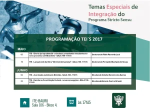 Temas Especiais de Integrao contaro com lanamento de livro internacional