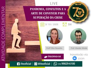 Live abordar� a pandemia e a supera��o da crise