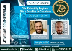 Atividade online detalha os desafios do Sysadmin e SRE