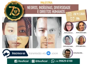 Negros, indgenas e direitos humanos sero temas de palestra