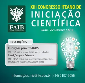 Vem a o VIII Congresso Iteano de Iniciao Cientfica (ITE Botucatu)