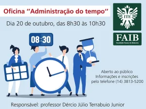 Oficina ensina a administrar o tempo