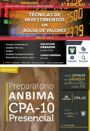 ITE abre dois novos cursos de extens�o na �rea de Ci�ncias Econ�micas