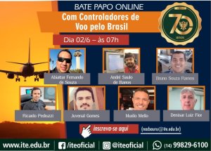 Bate-papo online reunir� controladores de voo de diferentes regi�es do Brasil