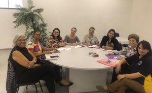 Servi�o Social: Grupo de pesquisa se re�ne com diretoria da Legi�o Feminina de Bauru