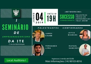 'I Seminrio de Empreendedorismo da ITE' detalha o mundo dos negcios