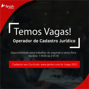 Oportunidade de emprego
