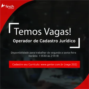 Oportunidade de emprego