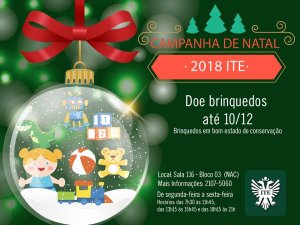 ITE lan�a Campanha de Natal 2018