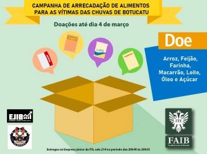 ITE Botucatu arrecada alimentos para v�timas das chuvas