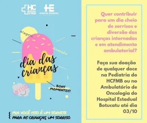 ITE Botucatu arrecada doces para crianas em tratamento contra o cncer