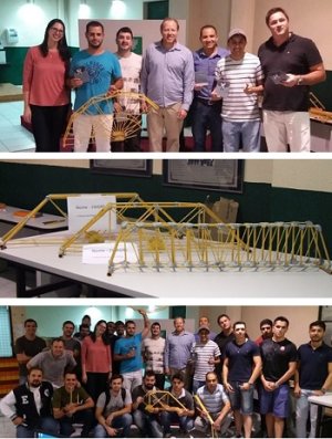 'I Competi��o de Ponte de Macarr�o' � realizada em Botucatu
