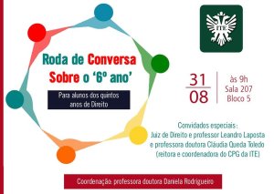 ITE realiza roda de conversa sobre o '6� ano' neste s�bado