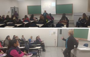 Palestra abordou a crise pol�tica e econ�mica no Brasil