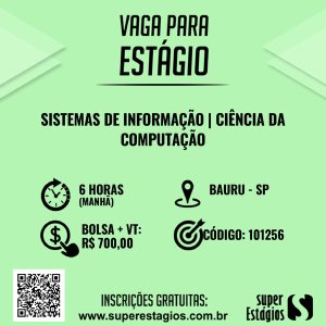 Est�gio: confira as novas vagas para diversos cursos