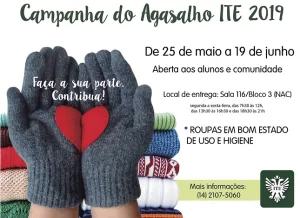 ITE lana Campanha do Agasalho 2019
