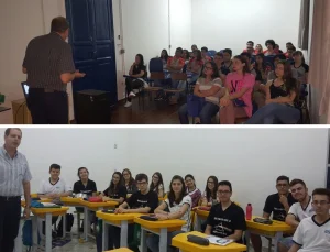 Iteano fala sobre o curso de Economia para alunos do Ensino Mdio
