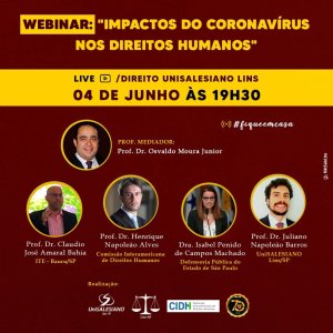 Iteano participa de live sobre os impactos da pandemia nos direitos humanos nesta quinta
