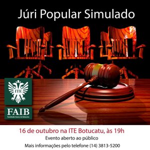 Botucatu: hoje tem j�ri popular simulado do hist�rico caso Ana Rosa