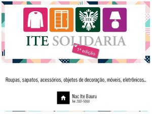ITE solid�ria acontece neste s�bado (11)