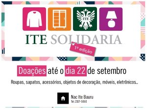 Primeira edi��o do ITE Solid�ria recebe doa��es