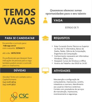 Est�gio em TI