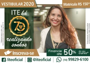 ITE recebe inscries para o Vestibular 2020