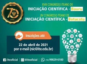 Congresso Iteano de Inicia��o Cient�fica: veja a programa��o