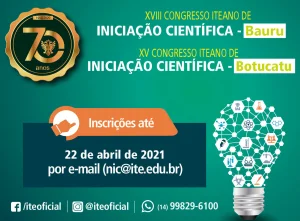 Congresso Iteano de Iniciao Cientfica: veja a programao