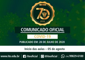 COMUNICADO OFICIAL COVID-19