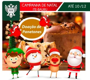 Campanha de Natal da ITE Bauru arrecada panetones at 10 de dezembro