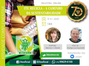 Palestra detalha o projeto 'ITE Recicla'