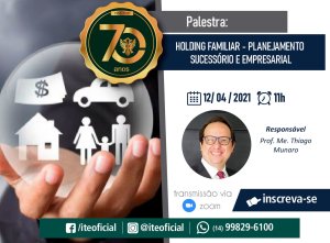 Holding familiar ser� tema de palestra�nesta segunda