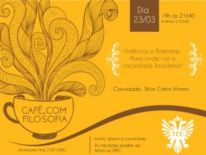 Caf.com Filosofia discute a violncia e os rumos do Pas