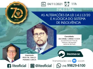 Palestra explicar o Sistema de Insolvncia