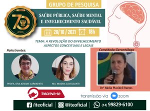 A revolu��o do envelhecimento ser� tema de palestra�