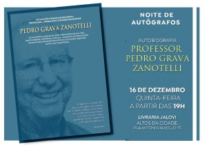Professor Pedro Grava Zanotelli realiza noite de aut�grafos